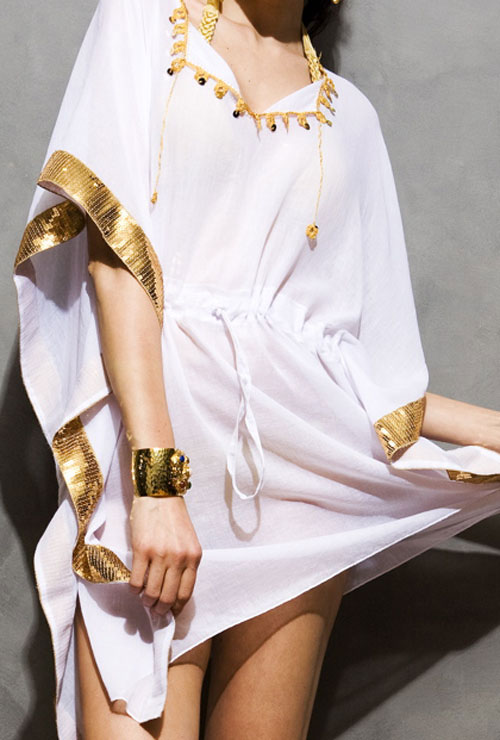 Si Belle Beachwear :  beach cover up summer gold